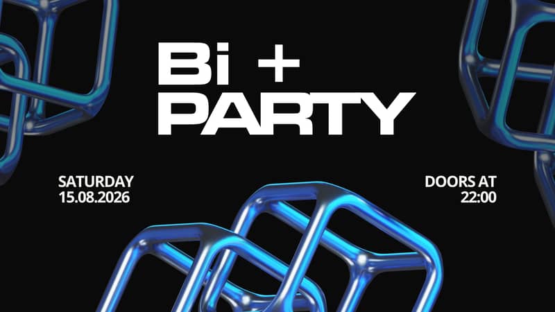 Cover image for Bi+ Party event on 15.08