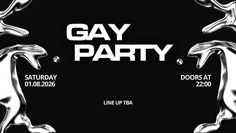 Cover image for Gay Party event on 01.08