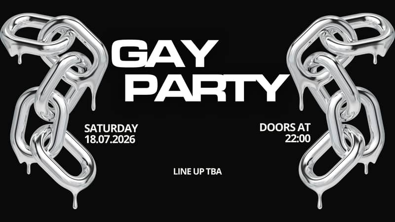 Cover image for Gay Party event on 18.07