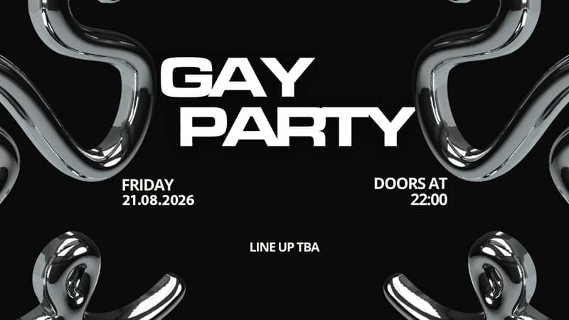 Cover image for Gay Party event on 21.08