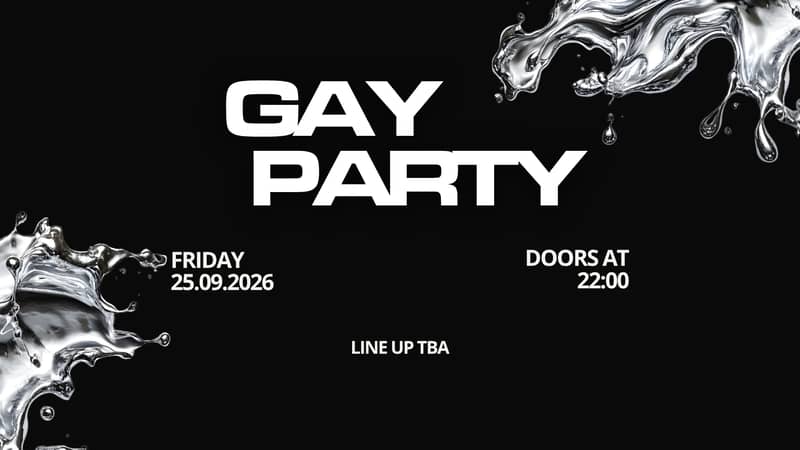 Cover image for Gay Party event on 25.09