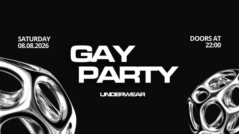 Cover image for Gay Party: Underwear event on 08.08