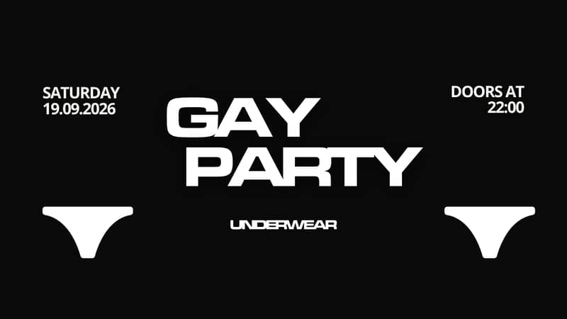 Cover image for Gay Party: Underwear event on 19.09