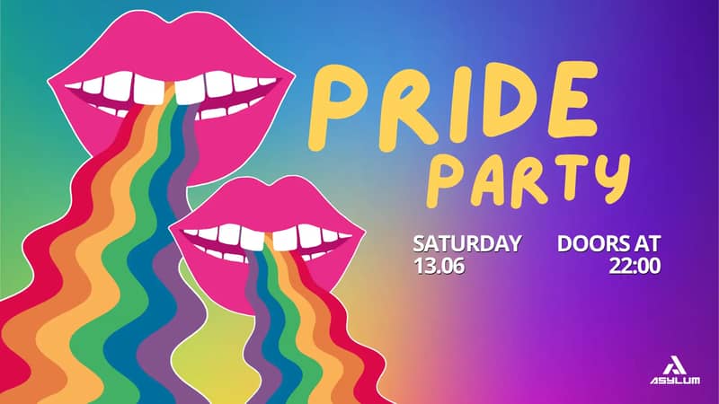 Cover image for PRIDE Party event on 13.06